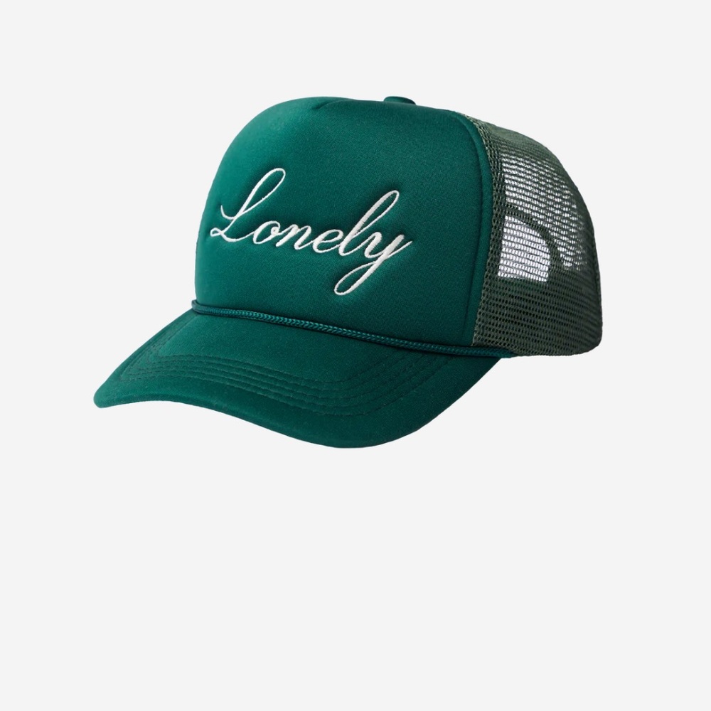 lonely ghost trucker hat